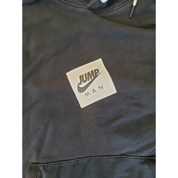 jordan jump man black hoodie sz Large - Picture 4 of 4
